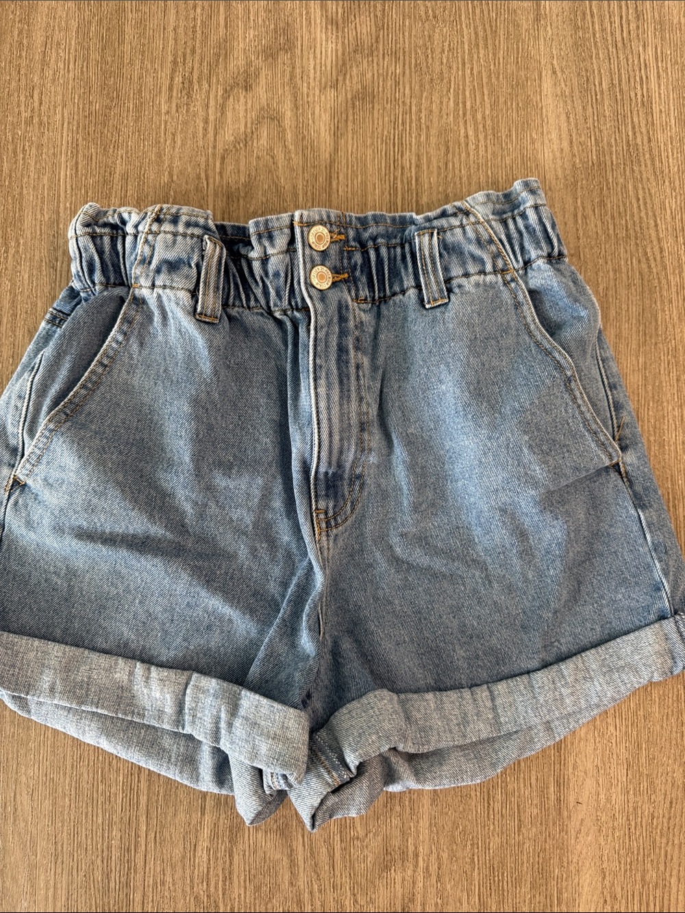 Forever 21 Blue Jean Shorts